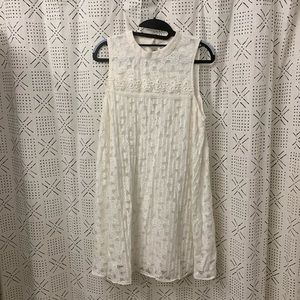 Moon river white swing dress